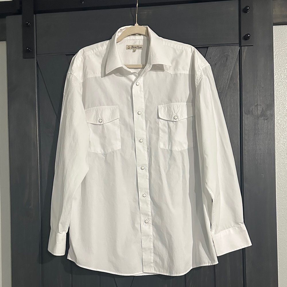 Classic White Button Down Shirt